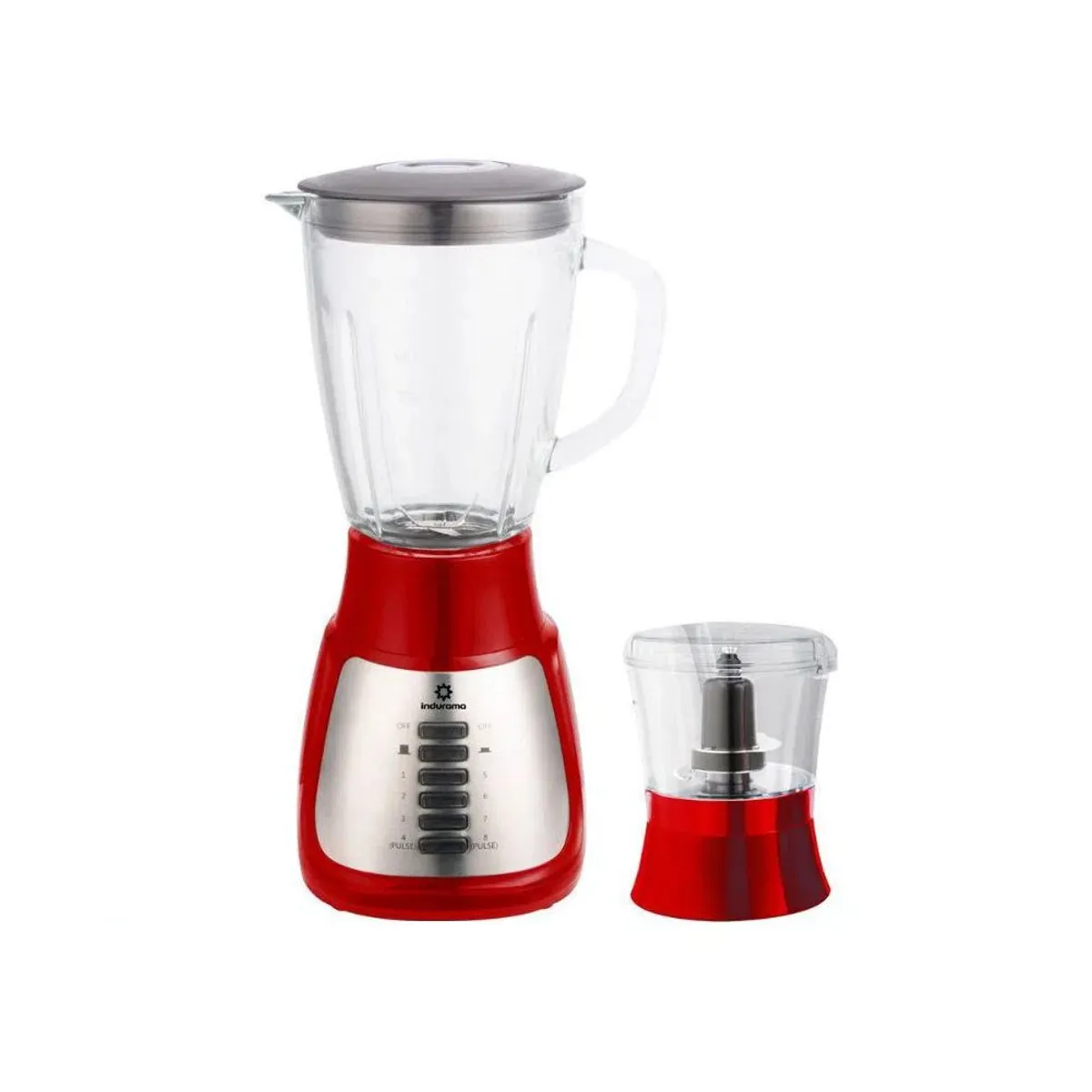 INDURAMA - Licuadora Indurama LI-CRBR 8 Velocidades 1.5Lts Rojo