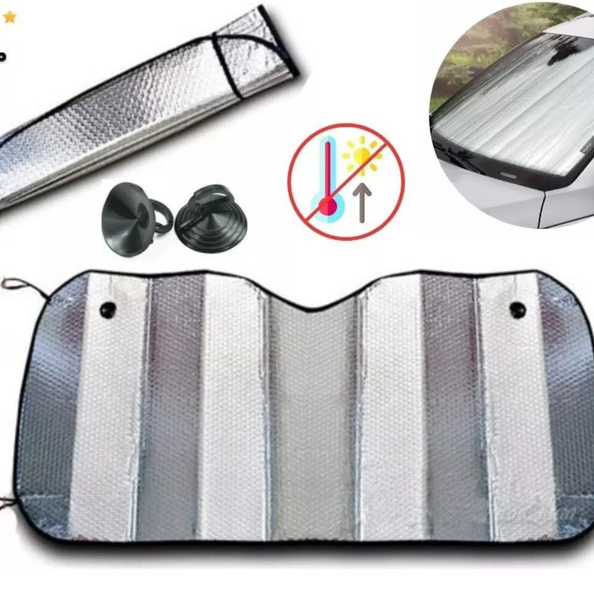 OEM - Tapasol De Auto Tablero Protector Sol 140 x 70 cm