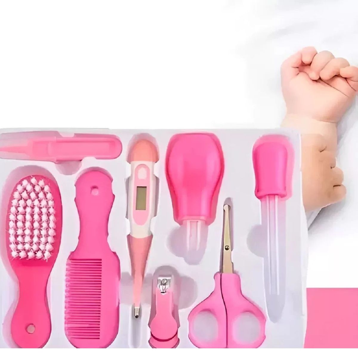 OEM - Kit de Cuidado para Bebes de 10 Piezas Rosado