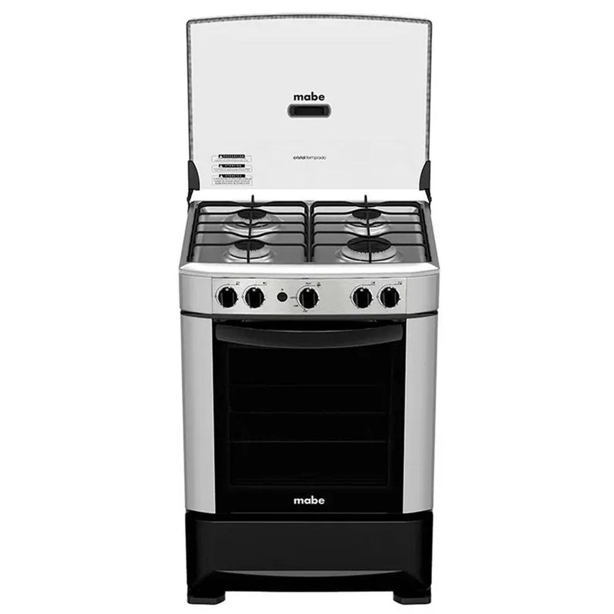 MABE - Cocina Mabe a Gas 4 Hornillas Inoxidable CMP6014AG0 Silver