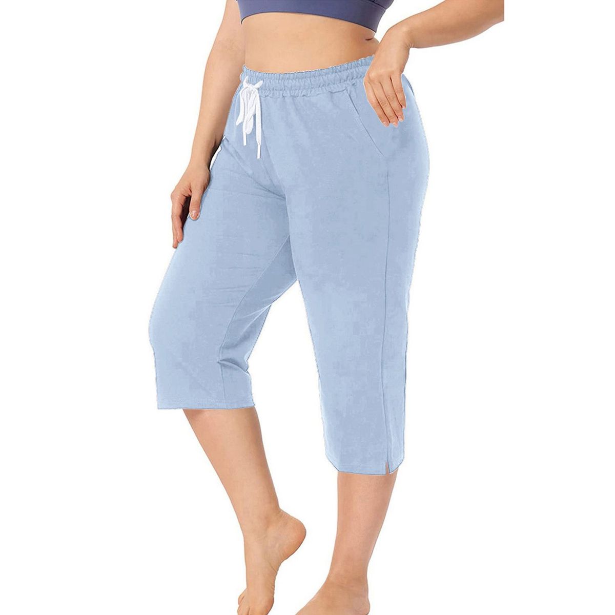 42AROZINA - Pantalones deportivos casuales con cordón para mujer