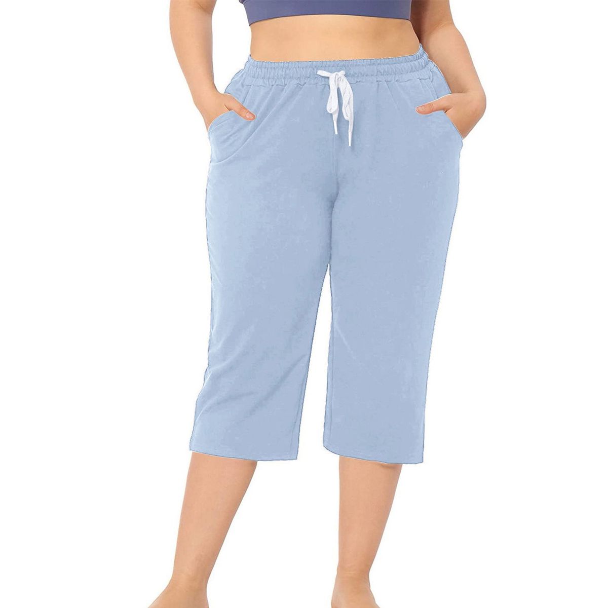 42AROZINA - Pantalones deportivos casuales con cordón para mujer