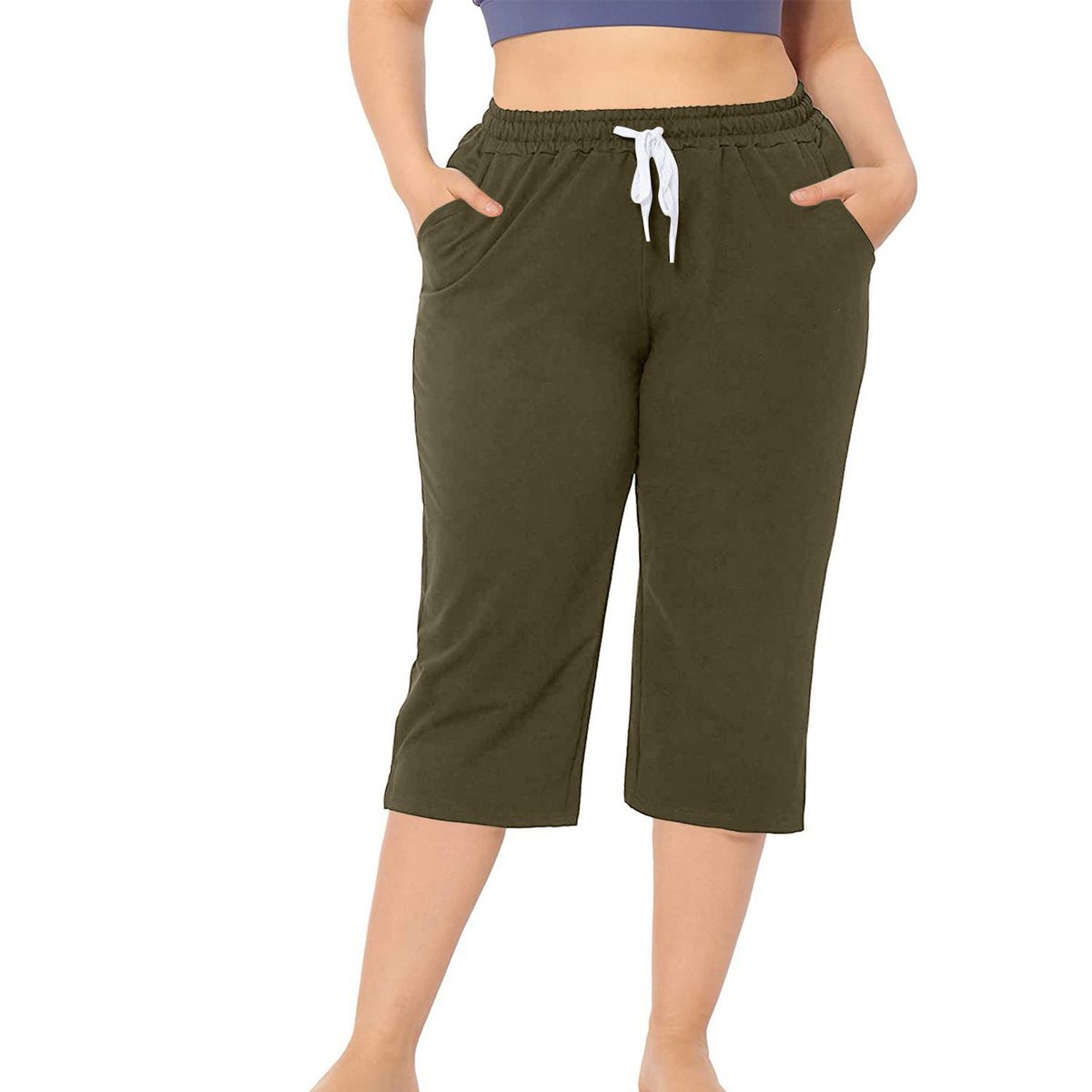 42AROZINA - Pantalones deportivos casuales con cordón para mujer