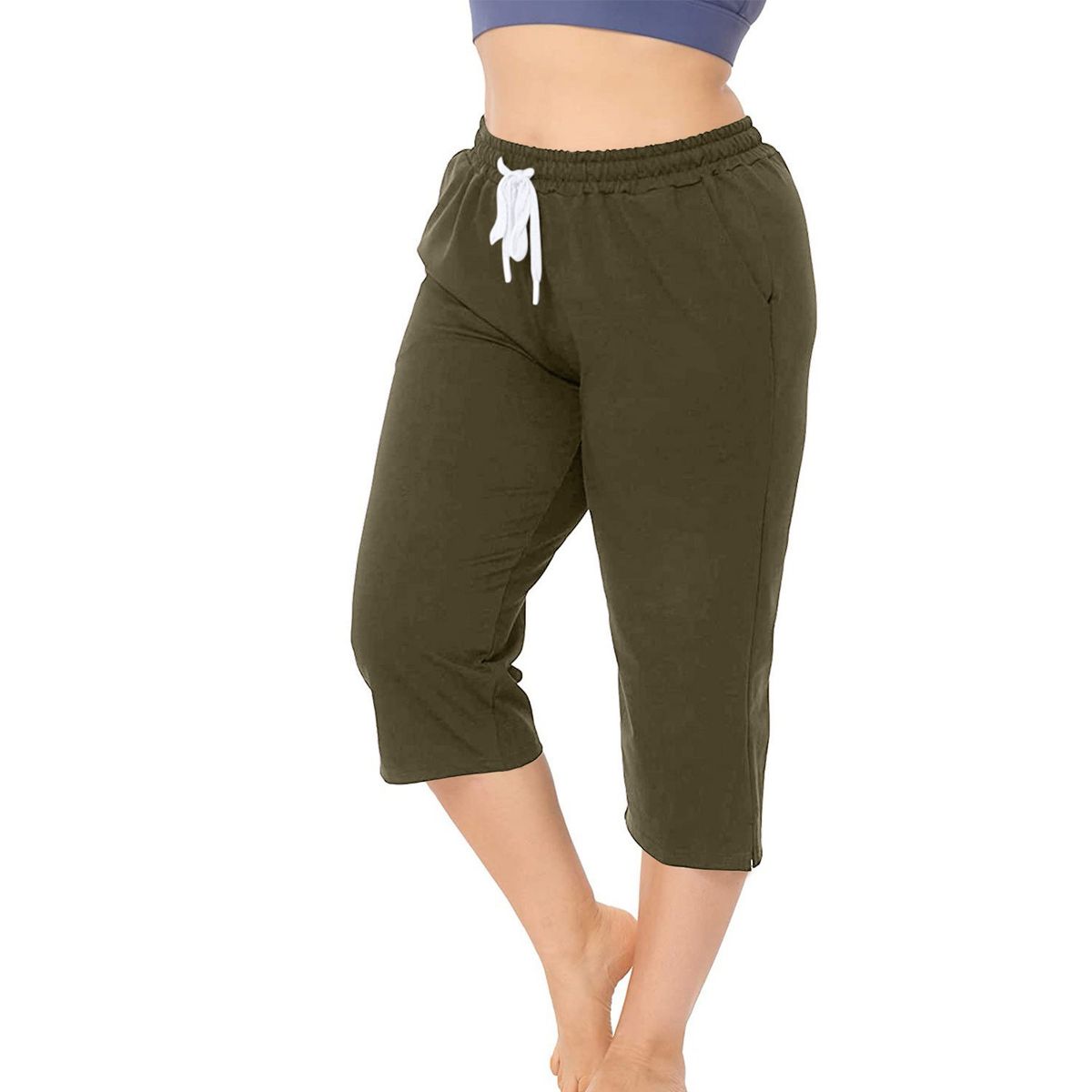 42AROZINA - Pantalones deportivos casuales con cordón para mujer