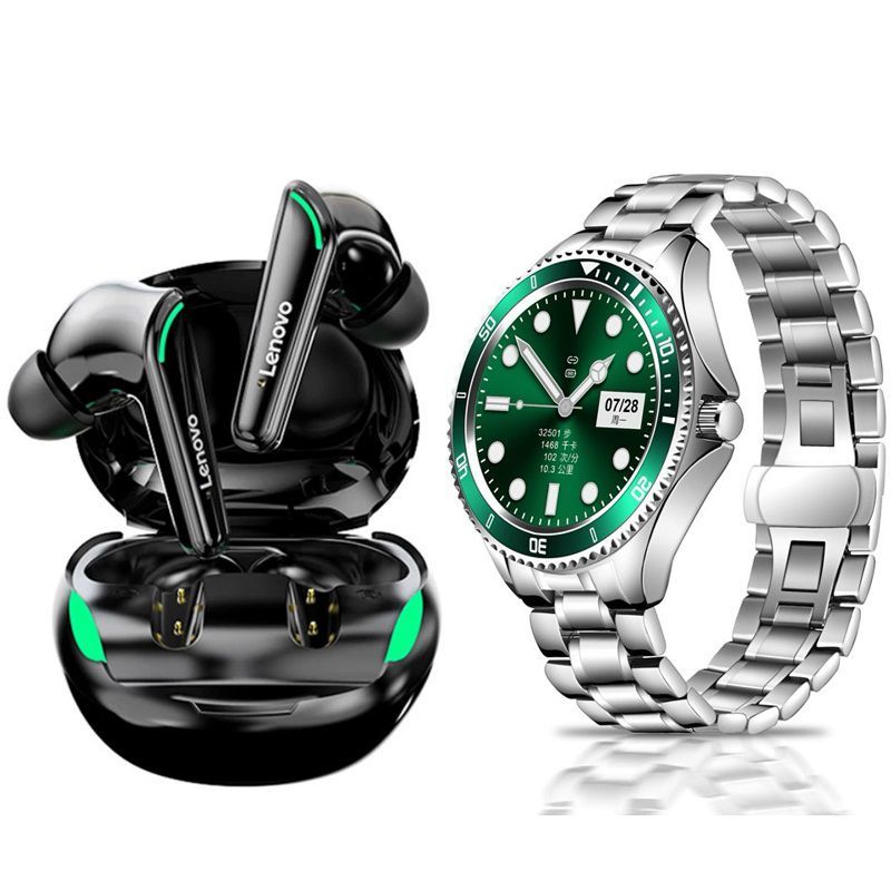 LENOVO - Z69 Smartwatch+Audífonos In-Ear Bluetooth Auriculares lenovo XT92