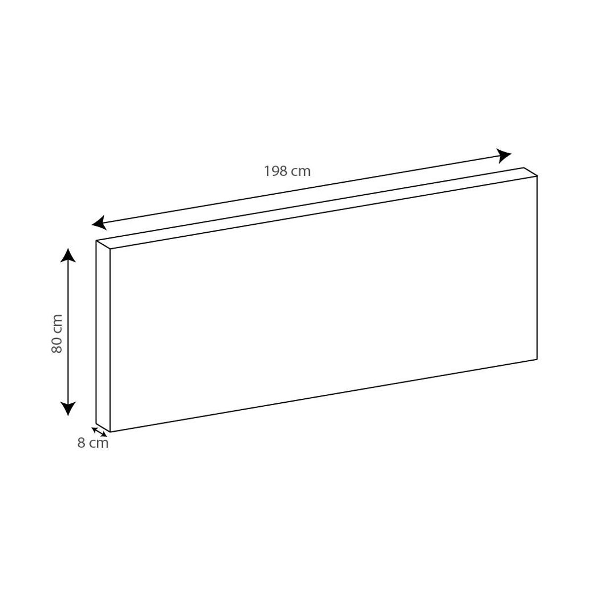 BARAKA HOME - Cabecera Manarola Aerea King - Azul Marino