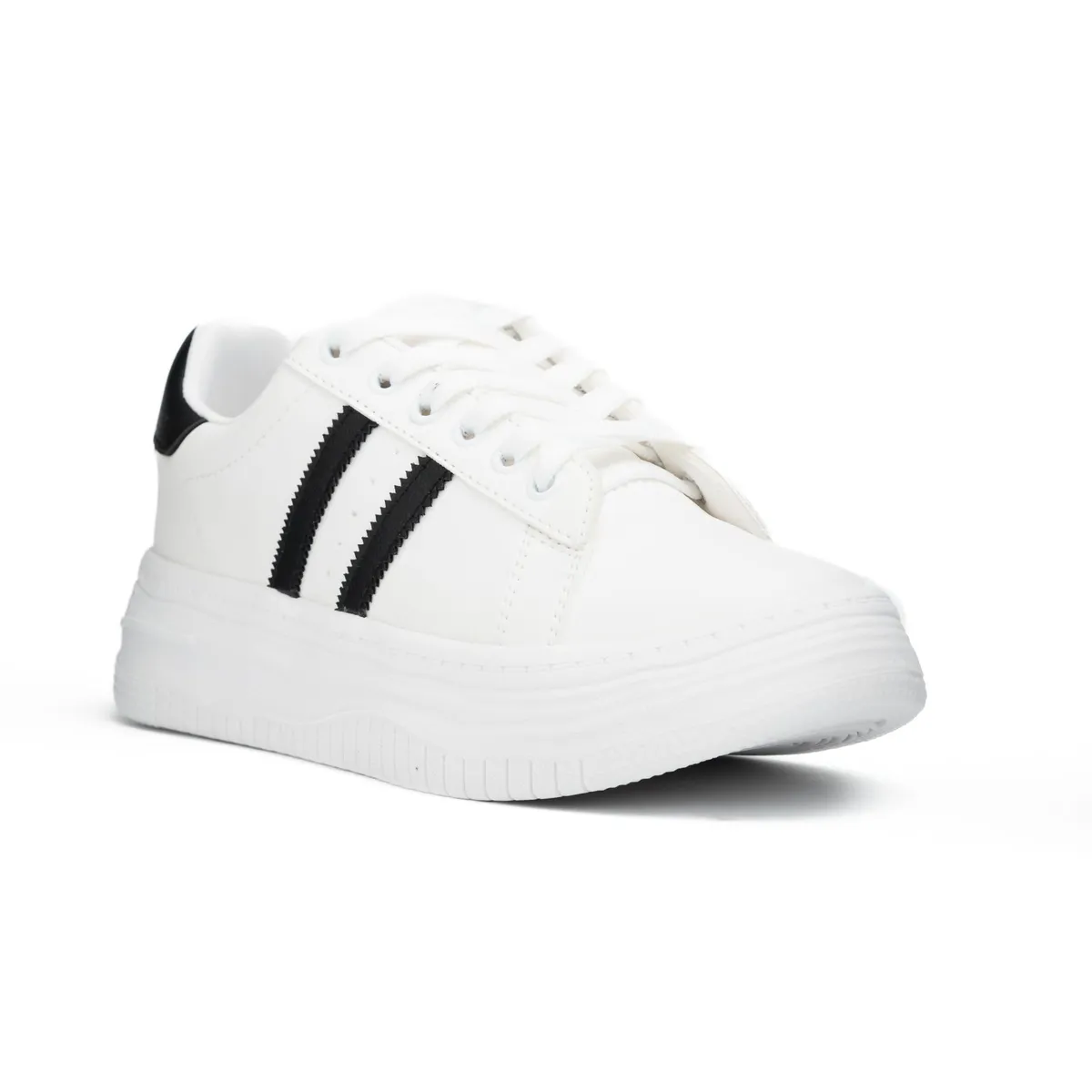 NEBULA - Zapatilla Lux - Nébula - Blanco Negro