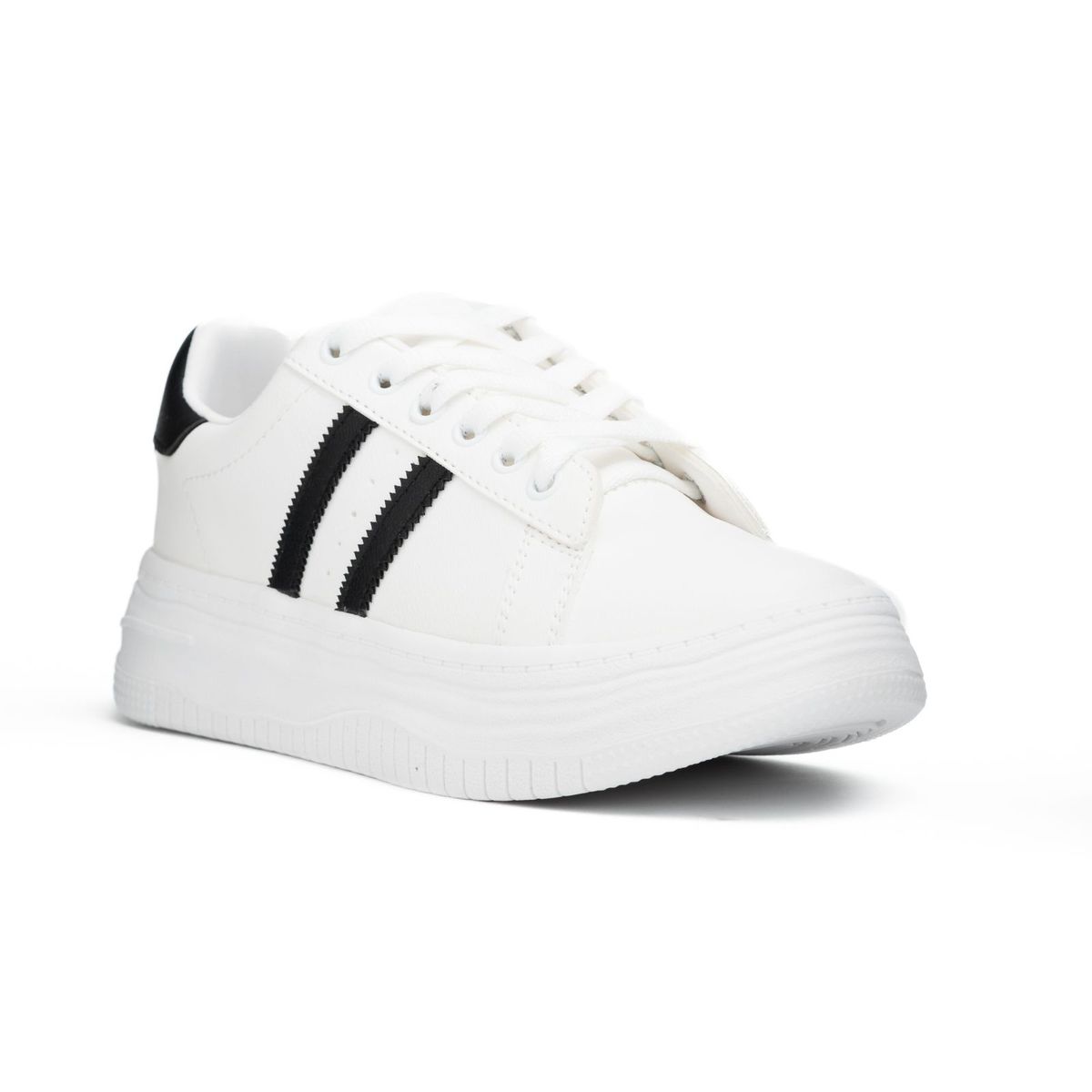 NEBULA - Zapatilla Lux - Nébula - Blanco Negro