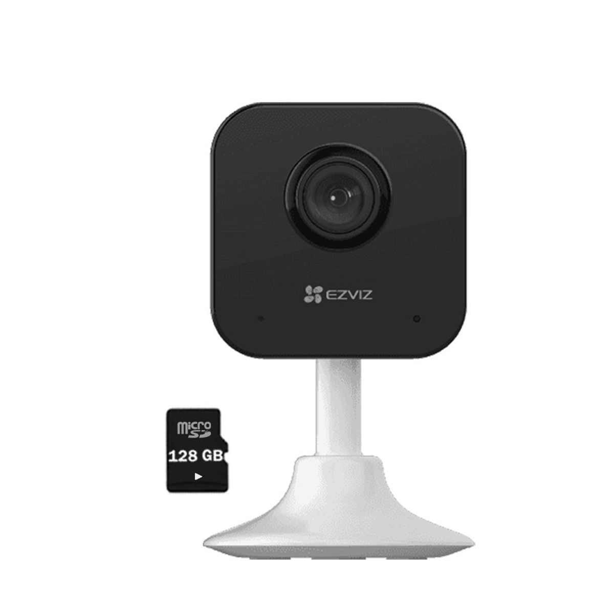 EZVIZ - Cámara Inalámbrica Wifi H1C Full Hd Ezviz con Alerta Sonora + SD128Gb