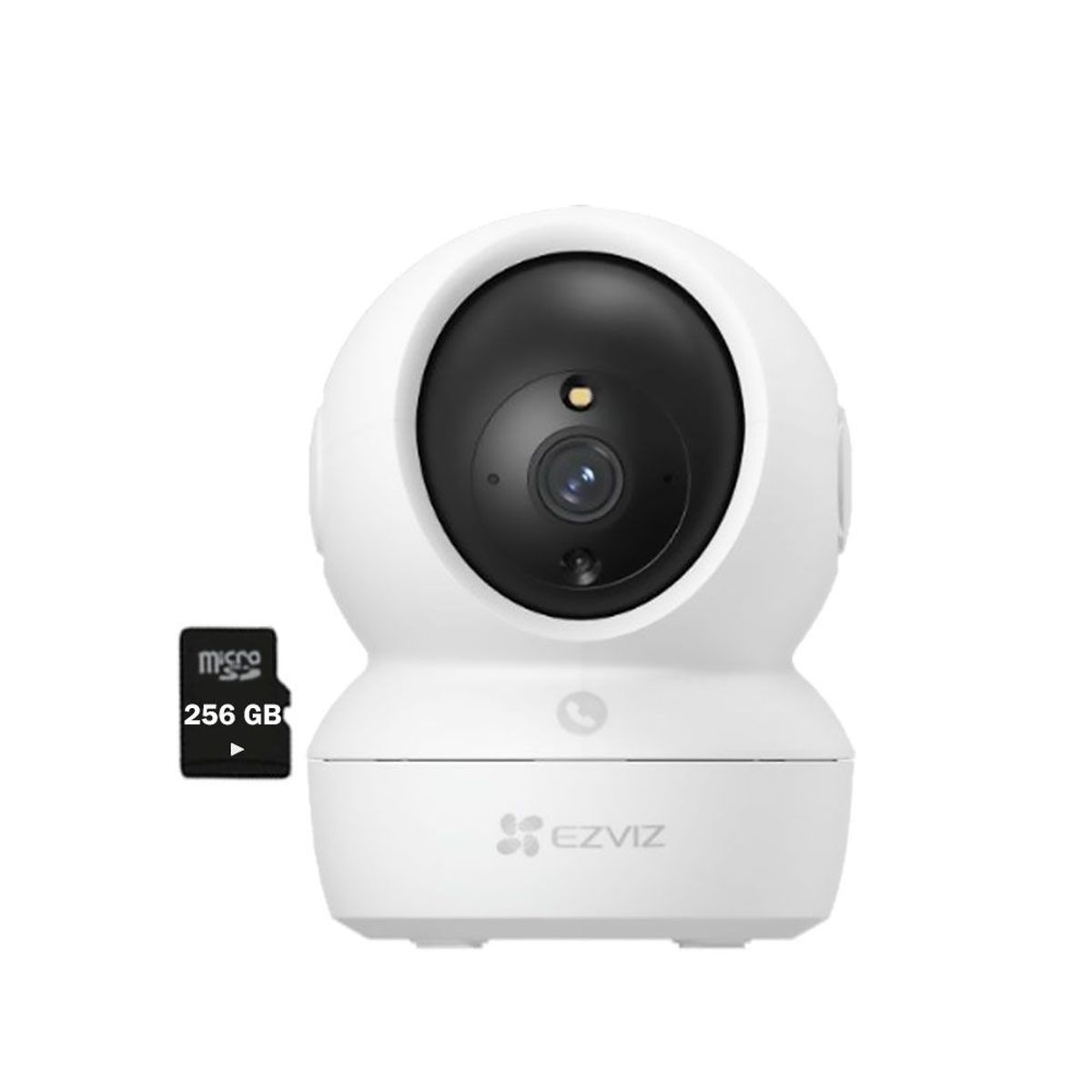 EZVIZ - Cámara Inalámbrica H6C PRO 1080P Ezviz visión 360° Botón Llamada + SD256Gb