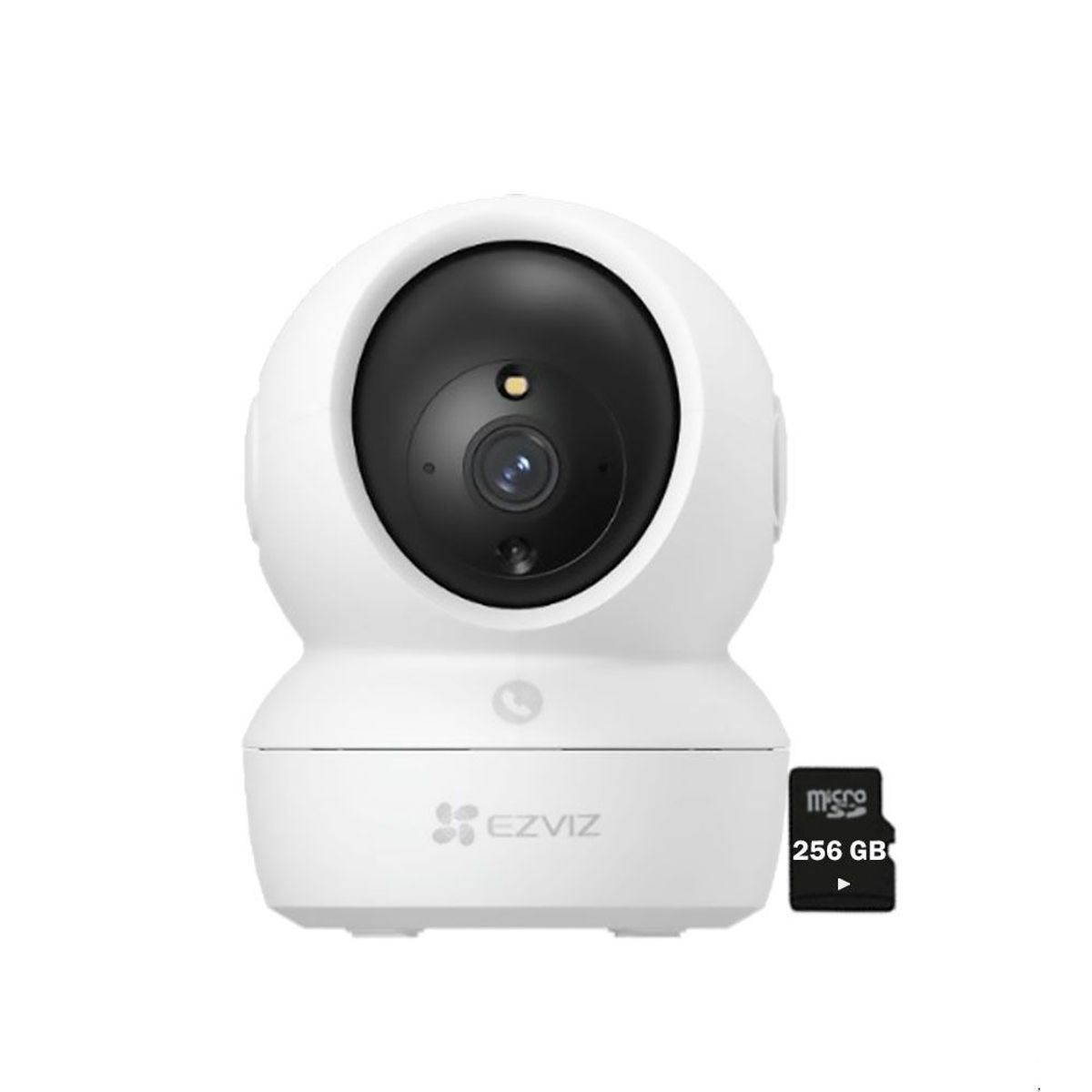 EZVIZ - Cámara Inalámbrica H6C PRO 4MP Ezviz visión 360° Botón Llamada + SD256Gb