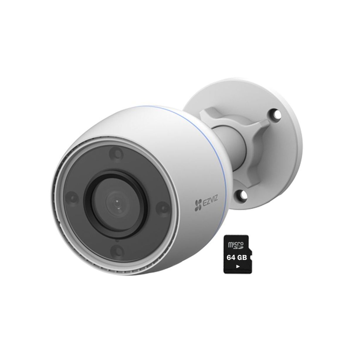 EZVIZ - Cámara Wifi Exterior H3C COLOR Full Hd Ezviz IP67 Noche Color SD 64GB