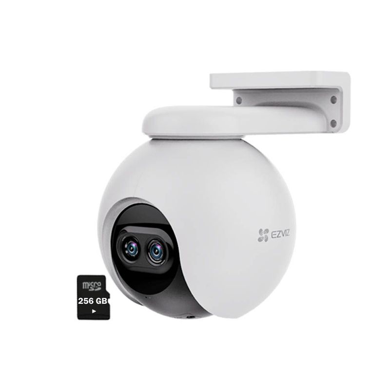 EZVIZ - Cámara Wifi Exterior C8PF Full Hd Ezviz Zoom x8 Doble Lente +Sd 256Gb
