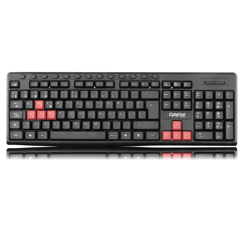 CYBERTEL - Teclado HAMILTON - CYB K219 USB Color Negro