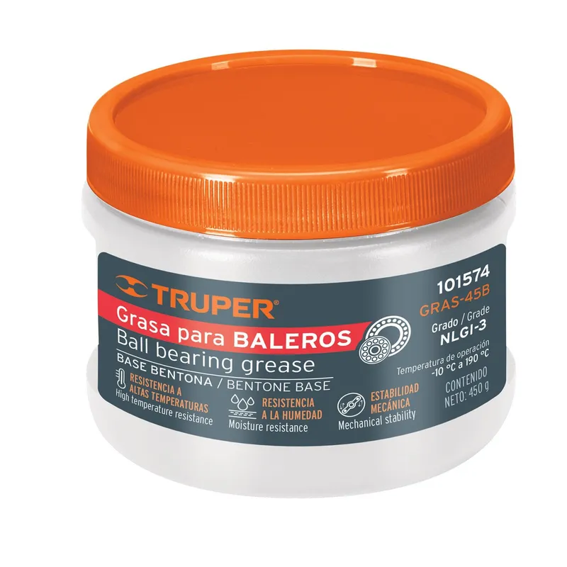 TRUPER - Grasa automotriz, base bentona, 450 g, Truper