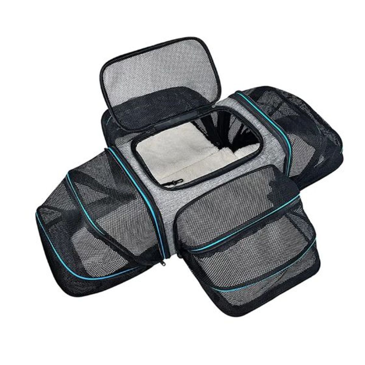 QUE PATAS PET SHOP - Maletín Expandible 4 Áreas