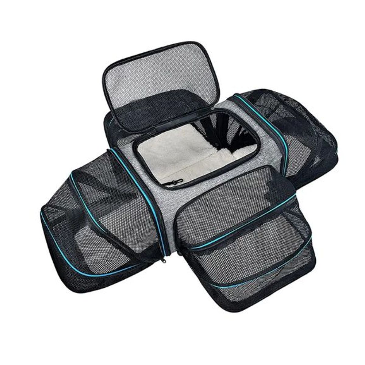 QUE PATAS PET SHOP - Maletín Expandible 4 Áreas