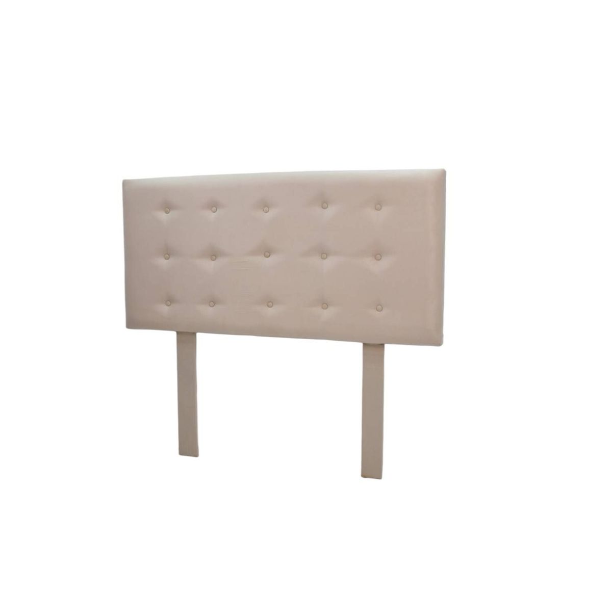 MUEBLES MACRUMO - Cabecera Lima de 1.5 Plz- Color Beige