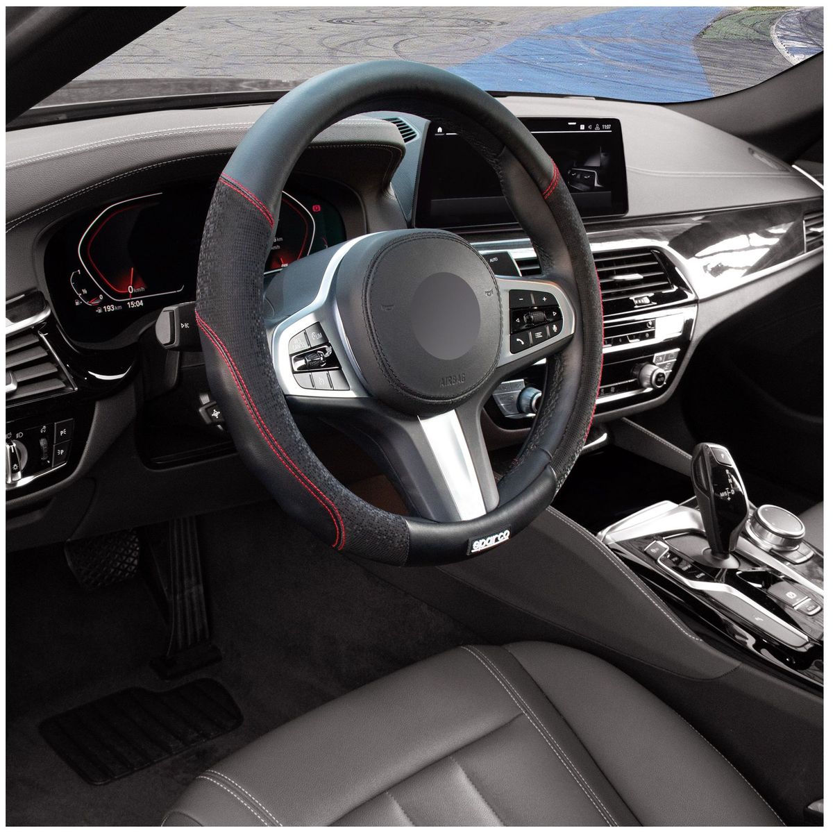 SPARCO - Forro Funda Para Timon Sparco Auto Camioneta