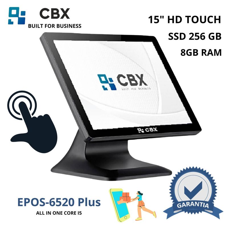 CBX - All in one CBX EPOS-6520 Plus - i5,15" HD 8GB RAM, SSD 256 GB,Tactil