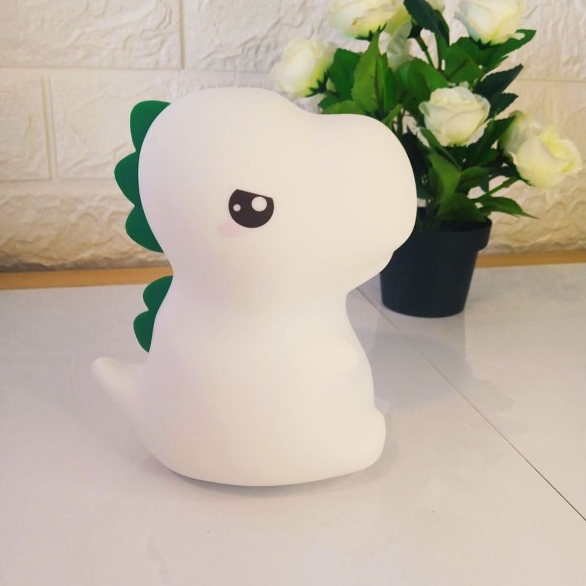 GENERICO - Lámpara led de silicona para bebe Dinosaurio