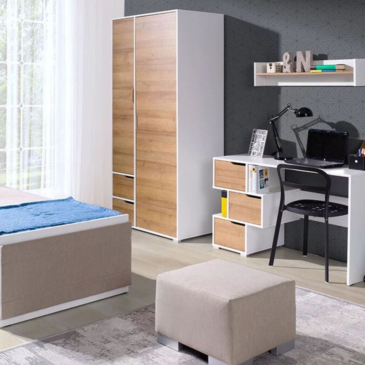 TU MESITA - Escritorio Juvenil Maxi 3 cajones TU MESITA