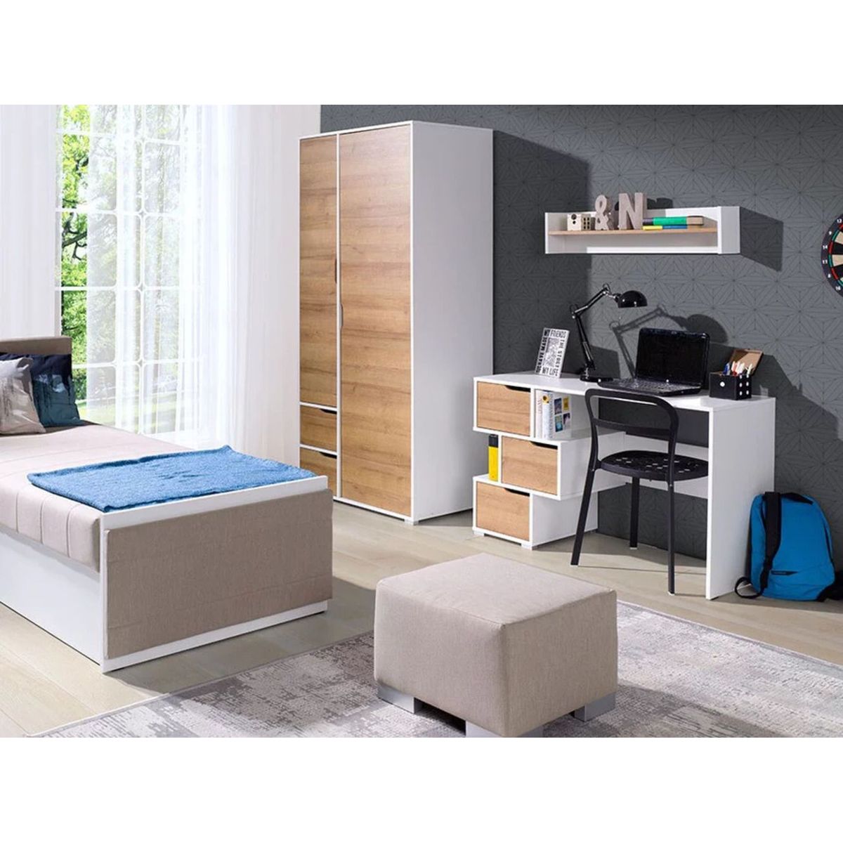 TU MESITA - Escritorio Juvenil Maxi 3 cajones TU MESITA