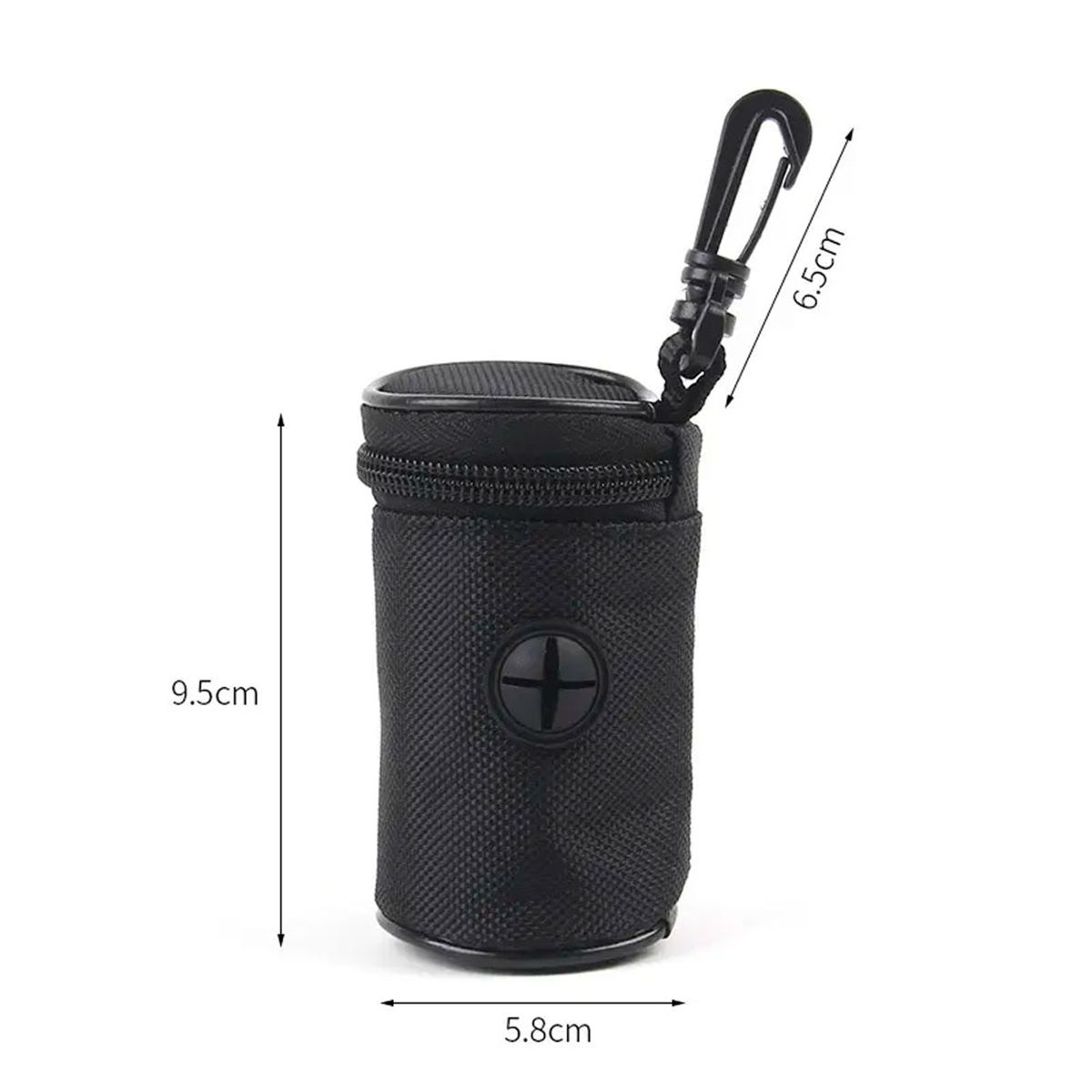 QUE PATAS PET SHOP - Porta Rollos de Tela Negro