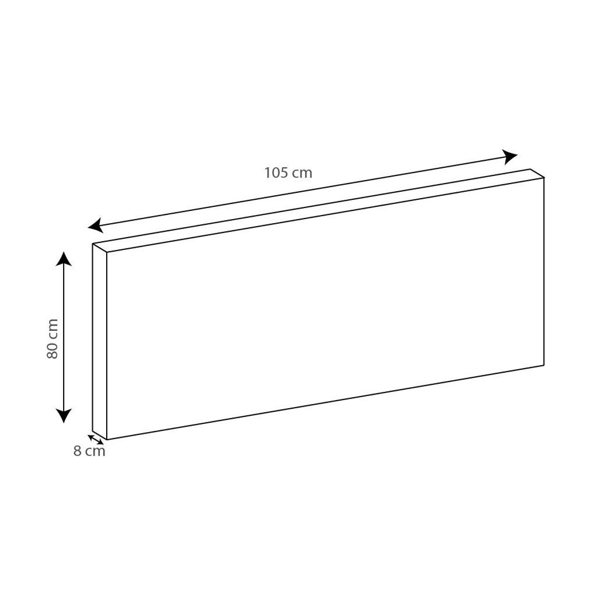 BARAKA HOME - Cabecera Obidos Aerea 1.5 Plz - Rojo