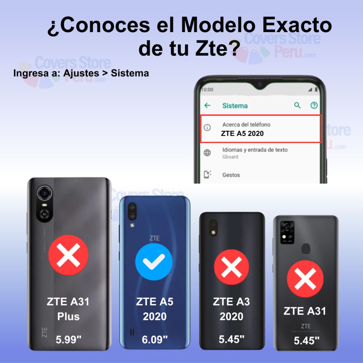 GENERICO - Funda Case para ZTE A5 2020 Soft Feeling Antishock Negro Resistente