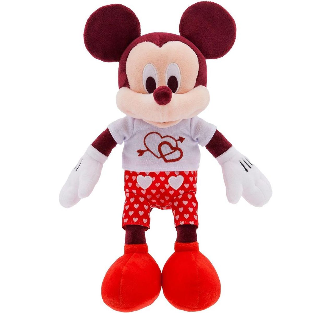 DISNEY - Peluche Mickey Mouse San Valentín Mediano