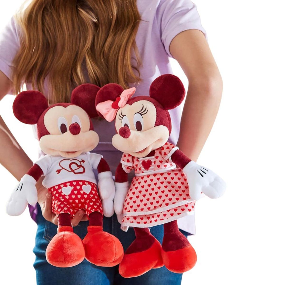 DISNEY - Peluche Mickey Mouse San Valentín Mediano