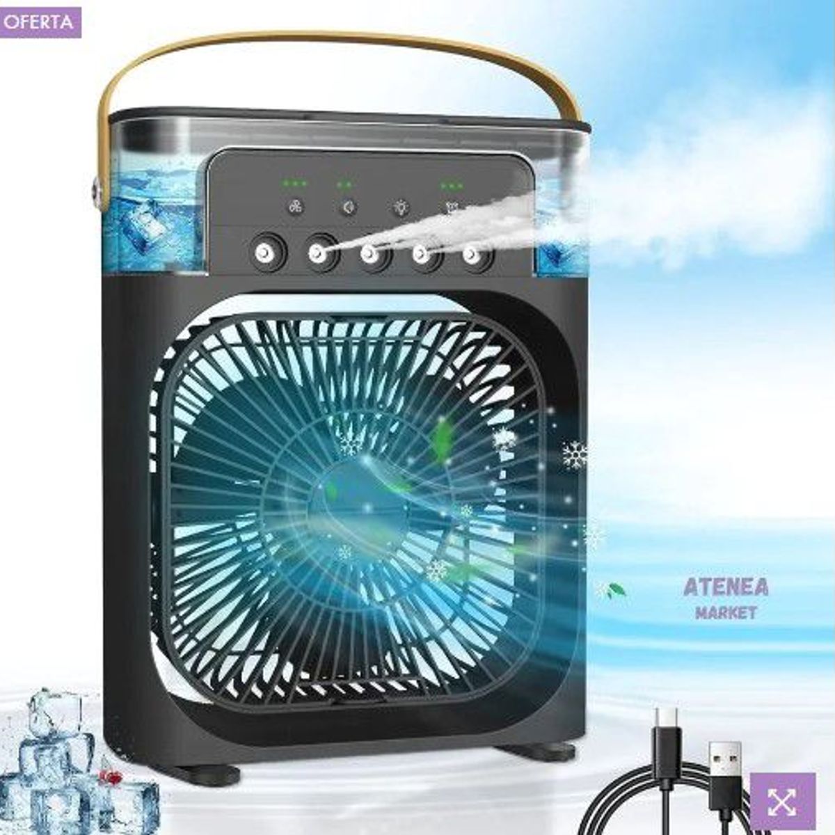 GENERICO - VENTILADOR MULTIFUNCIONAL 3 EN 1