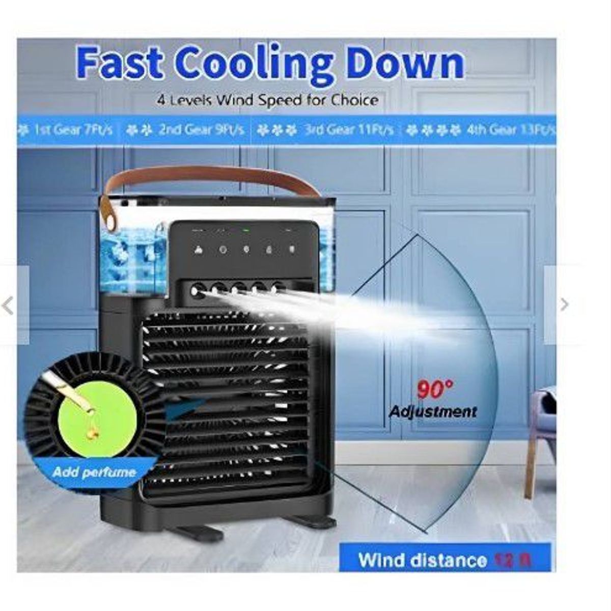 GENERICO - VENTILADOR MULTIFUNCIONAL 3 EN 1