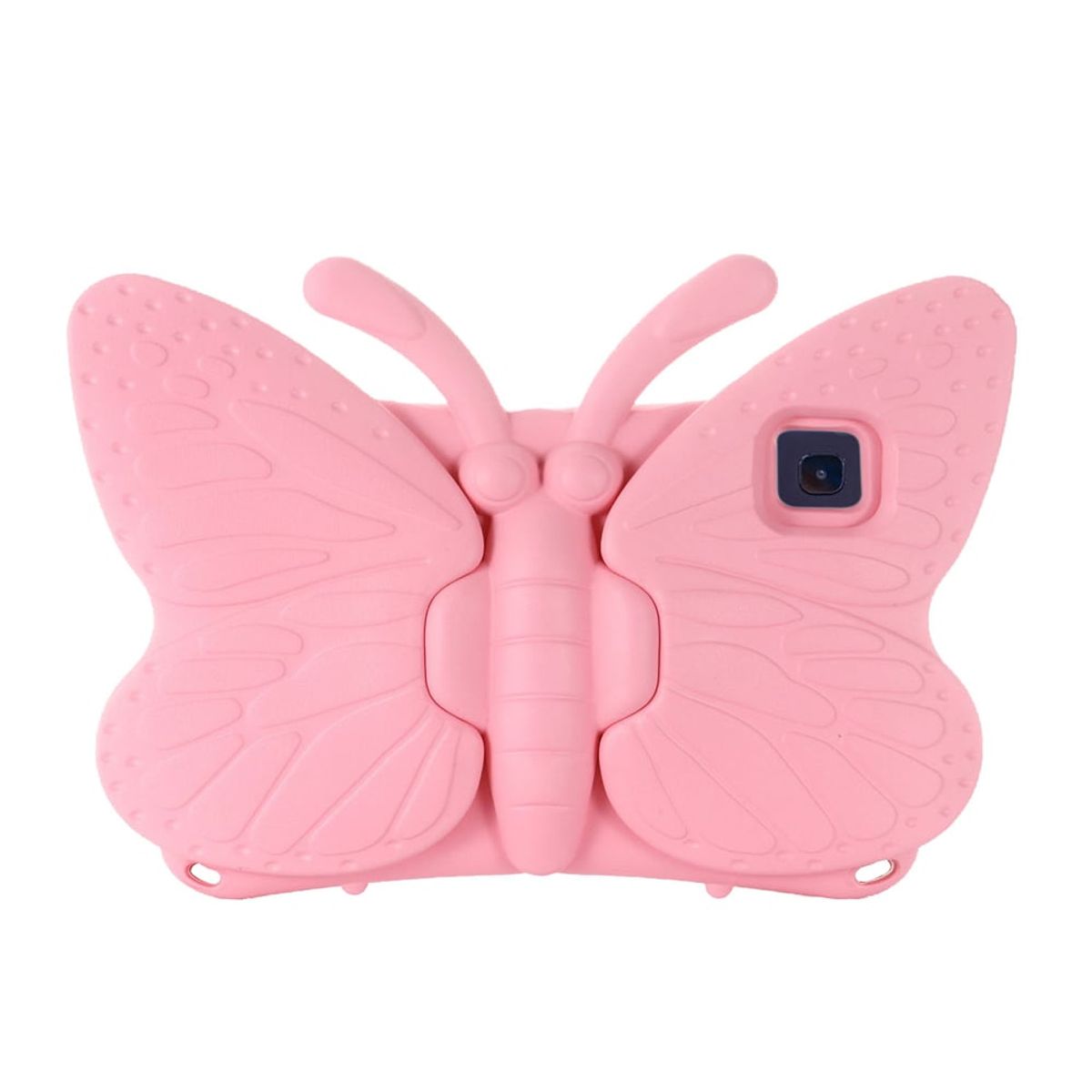 GENERICO - Funda para Lenovo Tab M10 Plus 2da Gen 103 de Goma Mariposa Rosada