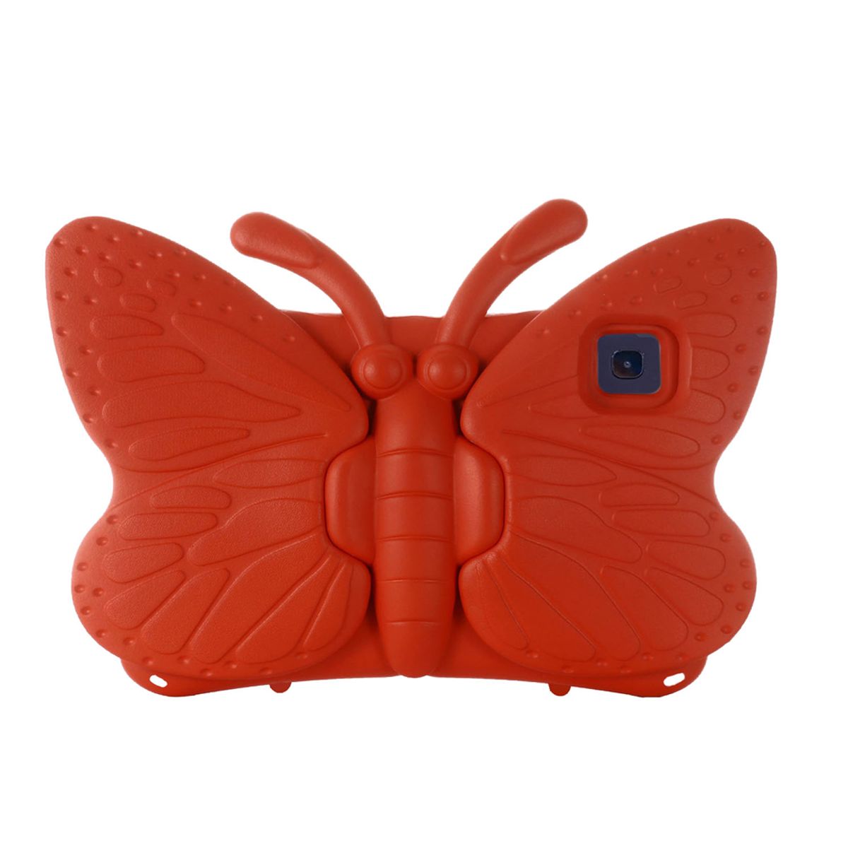 GENERICO - Funda para Tablets Tab 8 de Goma Mariposa Roja Resistente