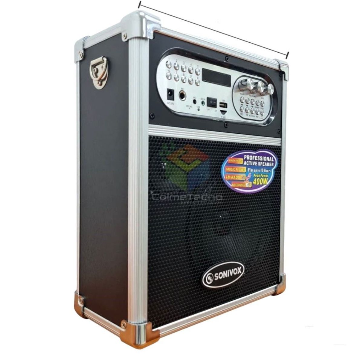 SONIVOX - Parlante Karaoke Sonivox VS- SP1455 Con Micro Inalámbrico