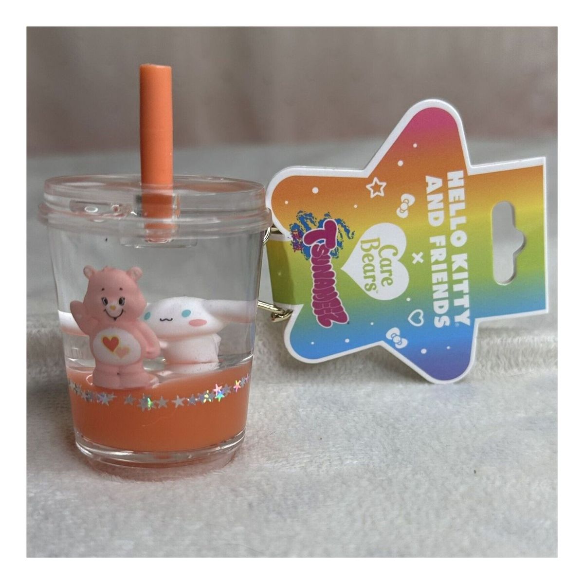 HELLO KITTY - Llavero Cinamoroll y Osito Hello Kitty Friend x Care Bears