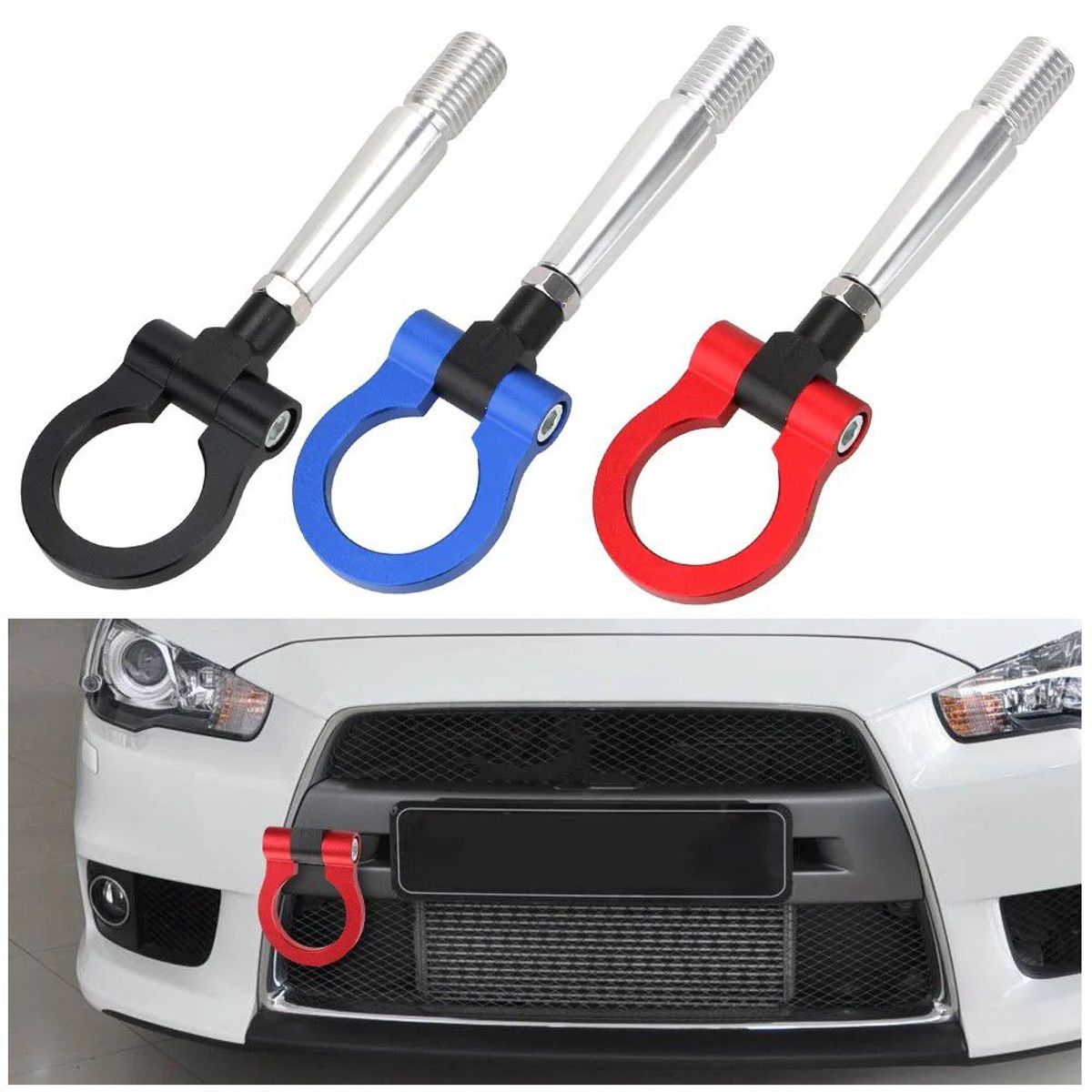 GENERICO - Gancho De Remolque Tuning Delantero Auto Hilo Grueso