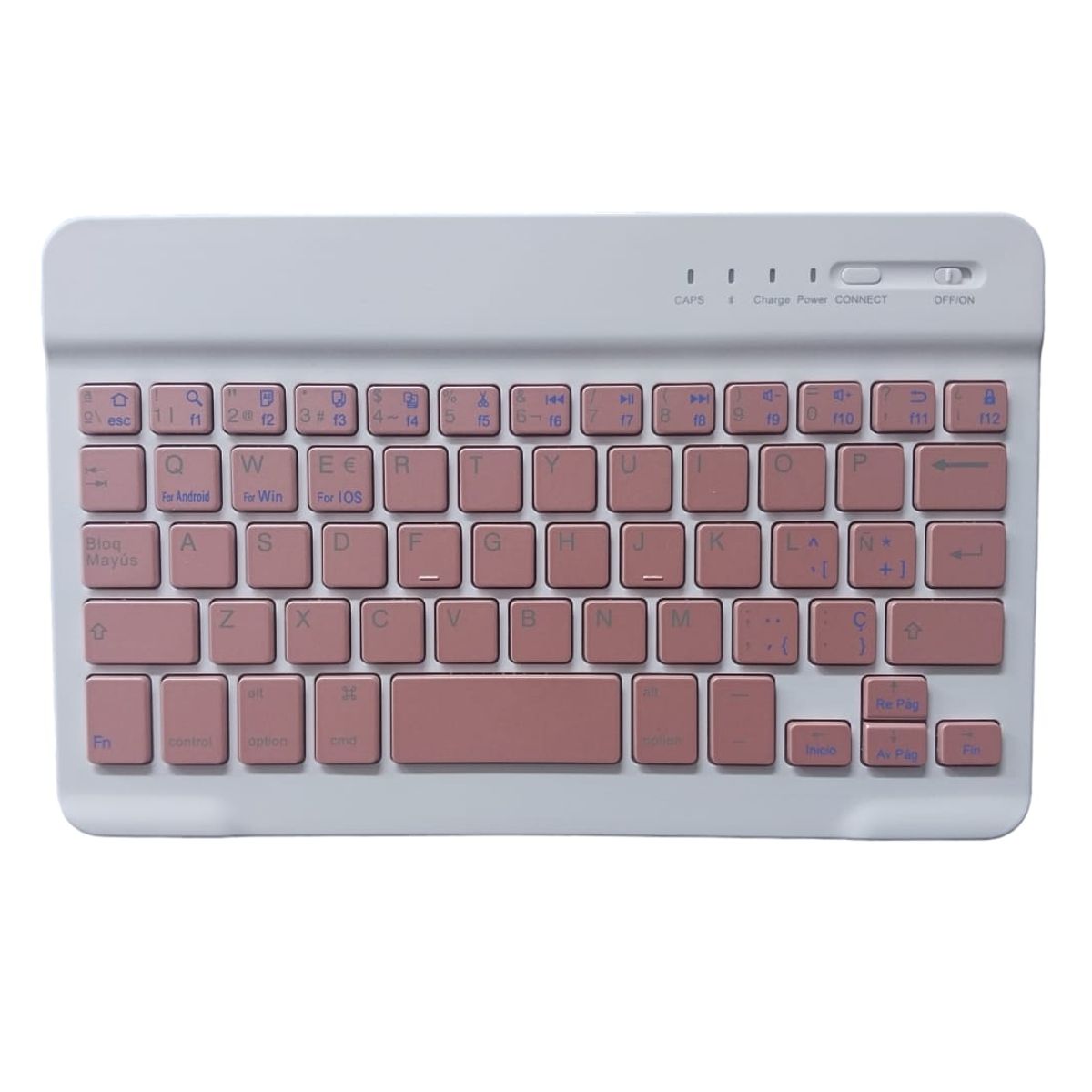 MASTERTECH - TECLADO INALAMBRICO MASTERTECH - ROSADO