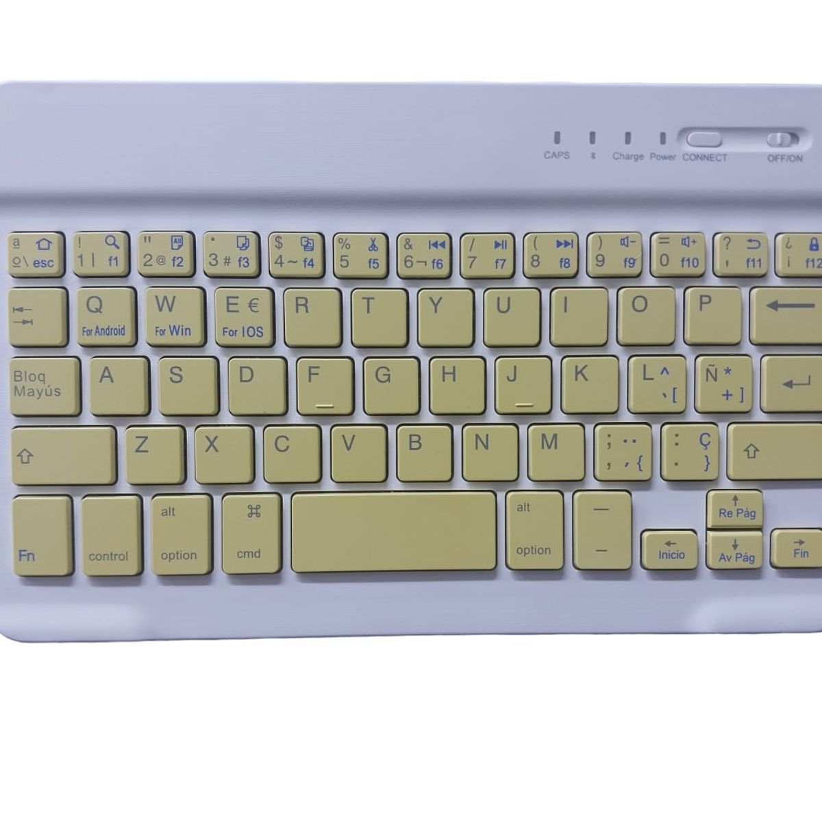 MASTERTECH - TECLADO INALAMBRICO MASTERTECH - AMARILLO