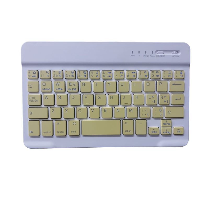 MASTERTECH - TECLADO INALAMBRICO MASTERTECH - AMARILLO