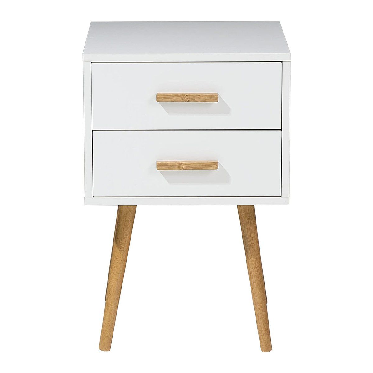 GENERICO - Veladores Vintage Andrea Armado 2 Cajones - Petrox Home