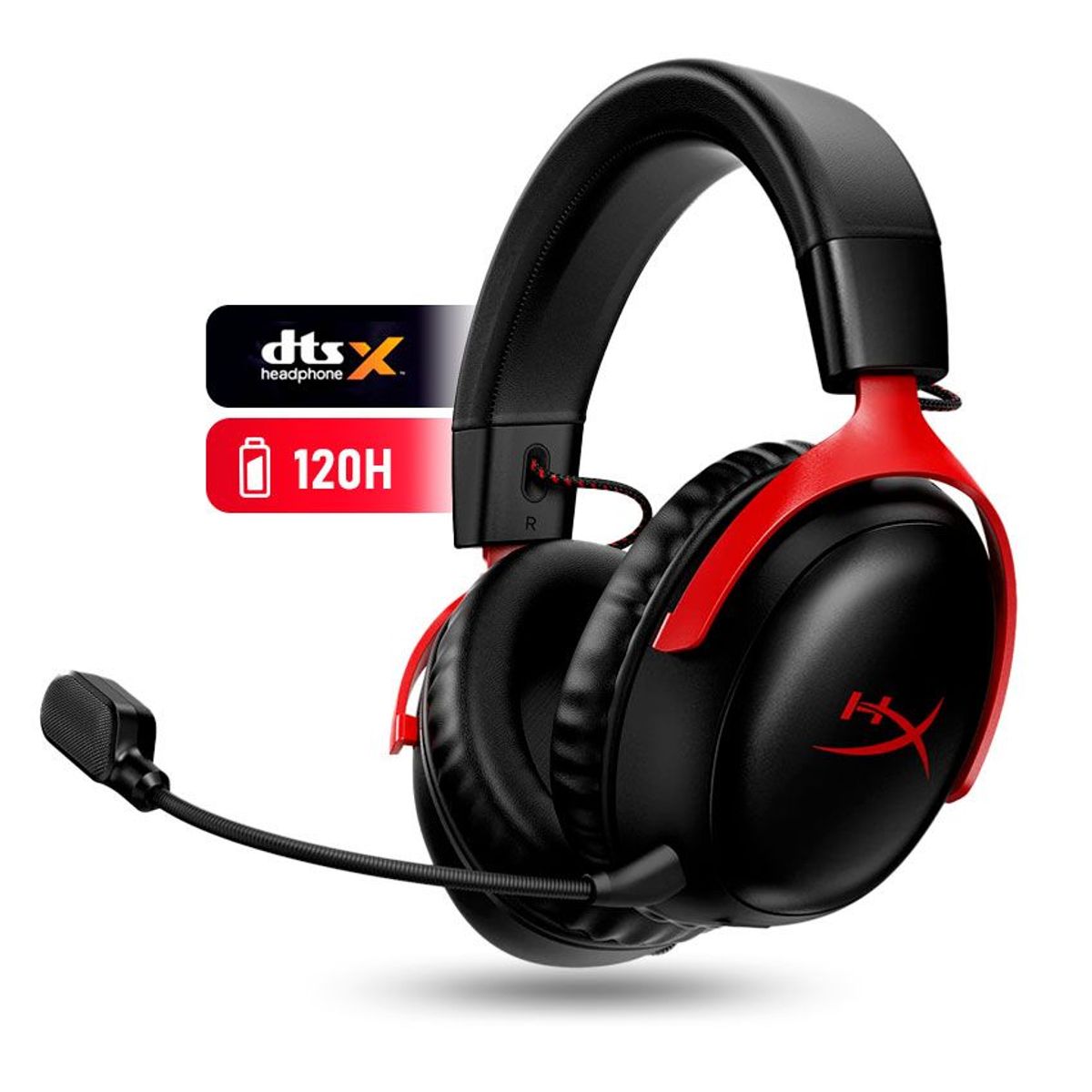 HYPERX - Audífono Gamer HyperX Cloud III Wireless 120H RED