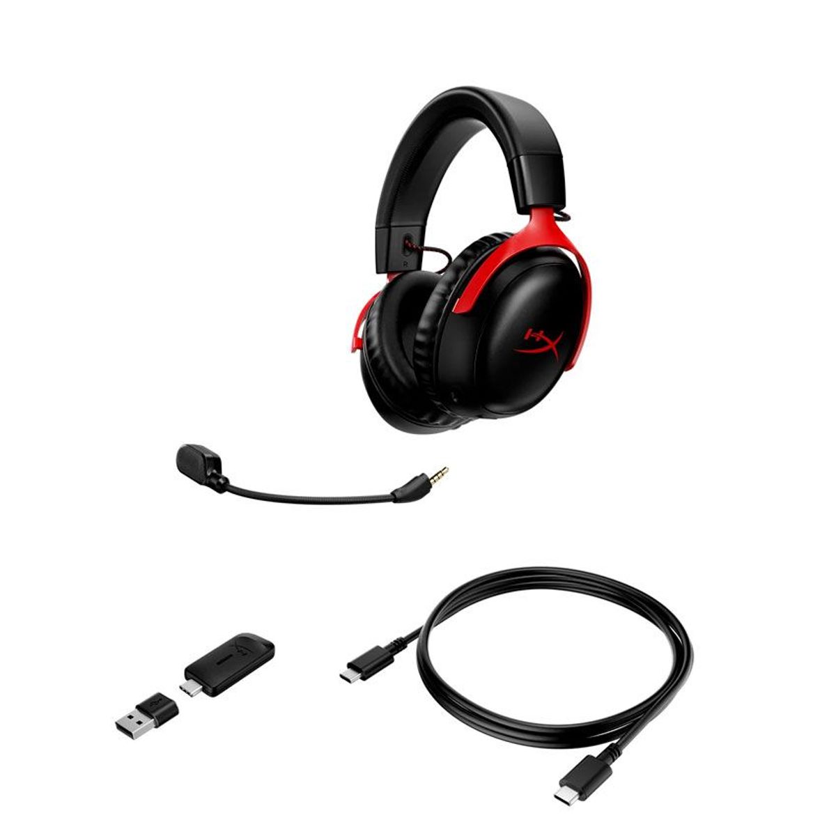 HYPERX - Audífono Gamer HyperX Cloud III Wireless 120H RED