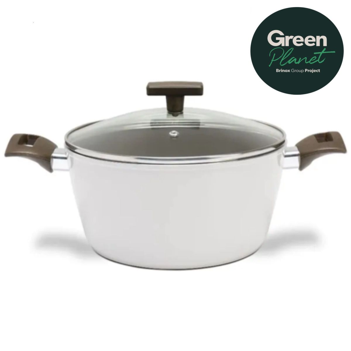 BRINOX - Cacerola Con Tapa 20cm 2.2L Brinox Organika GreenPlanet