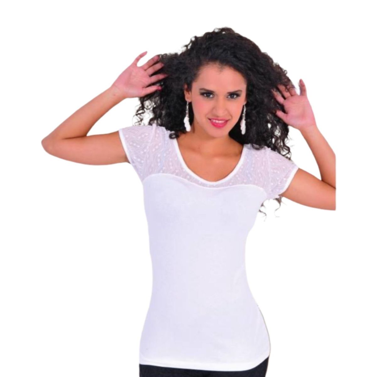 GENERICO - BLUSA DAMA ARABELLA BLANCO