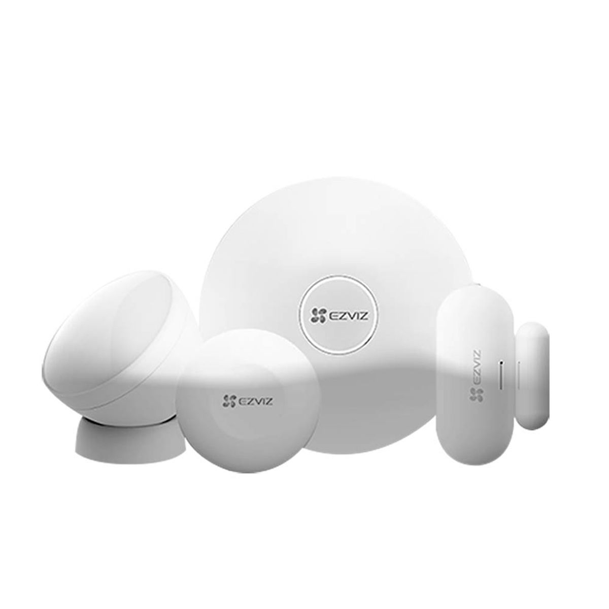 EZVIZ - Set De Alarma B1 Ezviz Wifi Alarma, Control Y Detector
