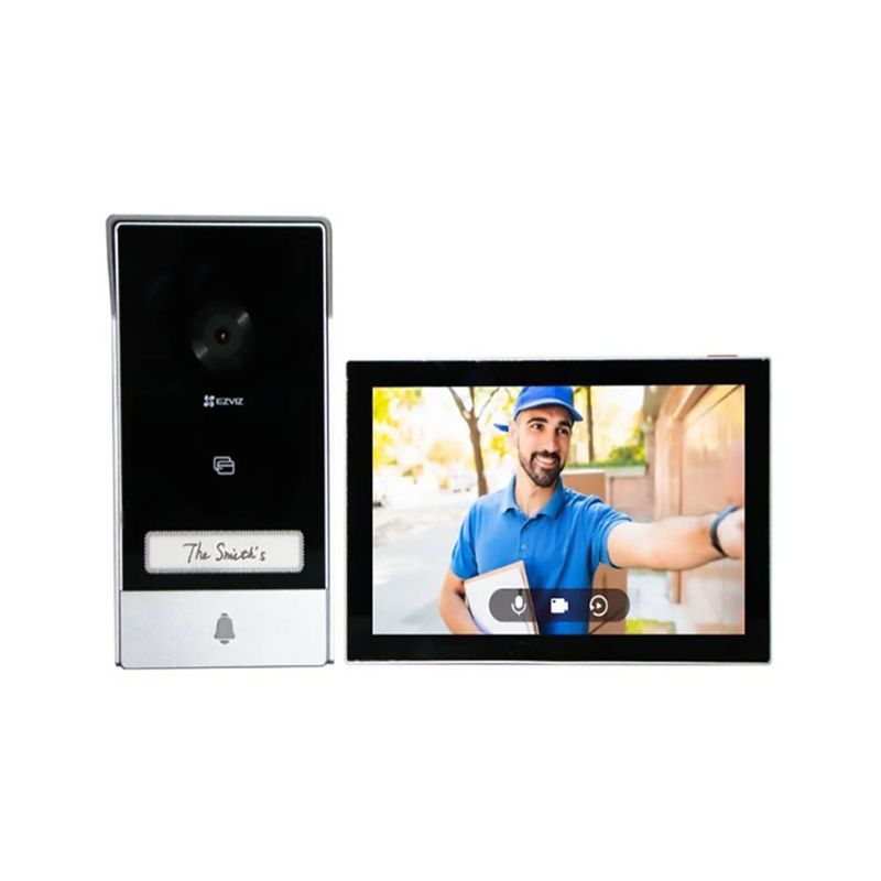 EZVIZ - Videointercomunicador Wifi Hp7 2k Ezviz Exterior Lcd 7  162°
