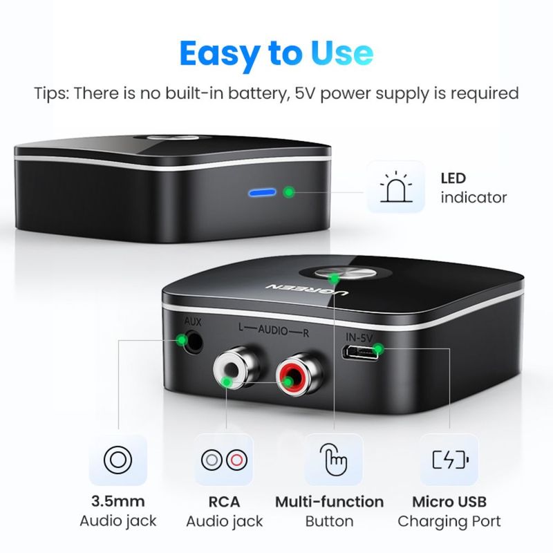 UGREEN - Adaptador Bluetooth para equipos antiguos Ugreen 40759